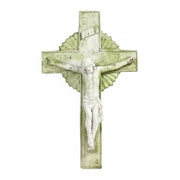 Corpus on Cross Outdoor Catholic Statue (20 - Inch) - Bella Statues
