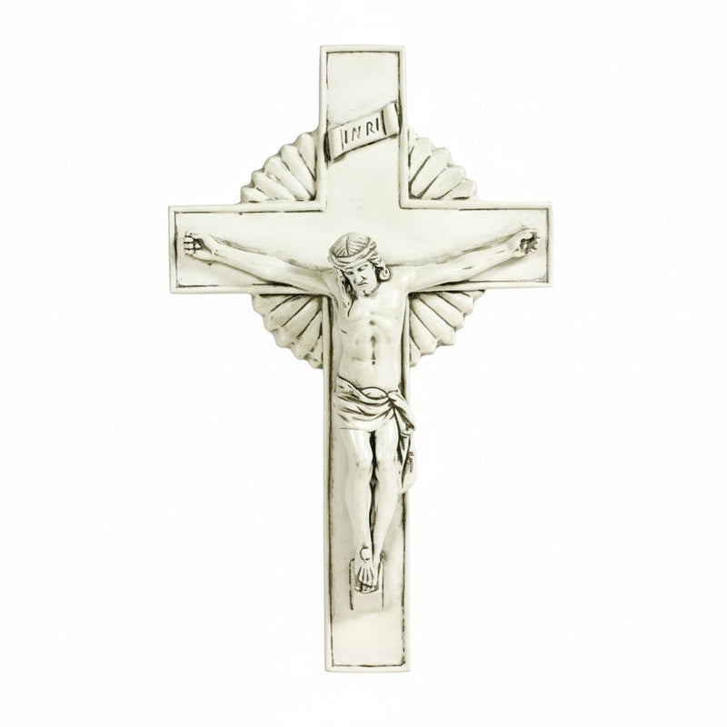 Corpus on Cross Outdoor Catholic Statue (20 - Inch) - Bella Statues