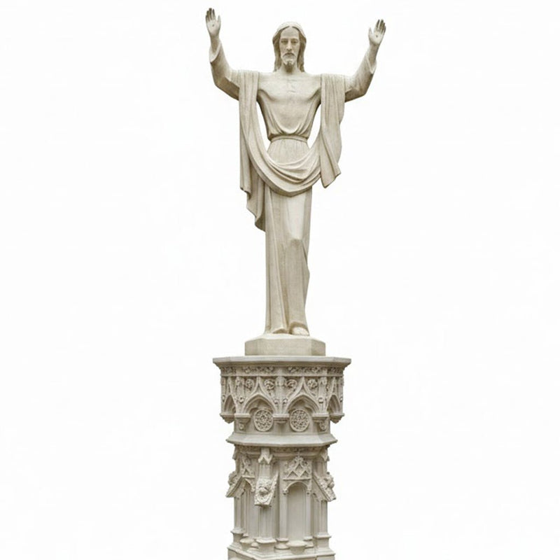 Rising Christ Outdoor Catholic Statue (67 - Inch) - Bella Statues