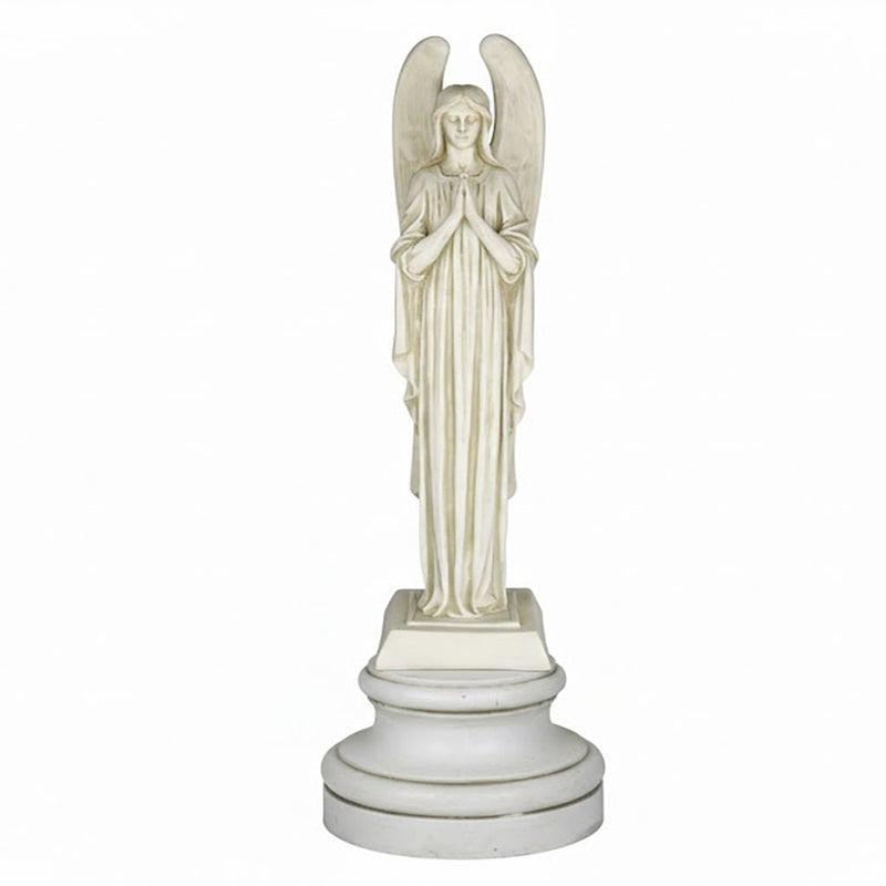 Somber Angel Outdoor Statue (40 - Inch) - Bella Statues