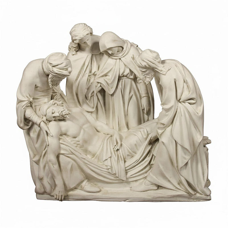 Jesus Is Buried Station 14 Outdoor Catholic Statue (41 - Inch) - Bella Statues