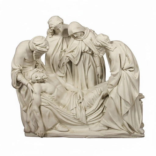 Jesus Is Buried Station 14 Outdoor Catholic Statue (41 - Inch) - Bella Statues