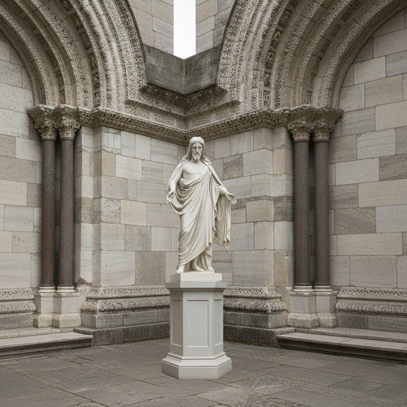 Thorvaldsen's Christ Outdoor Catholic Statue (36 - Inch) - Bella Statues