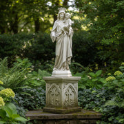 Virgin Mary Queen of Heaven Outdoor Catholic Statue (42 - Inch) - Bella Statues